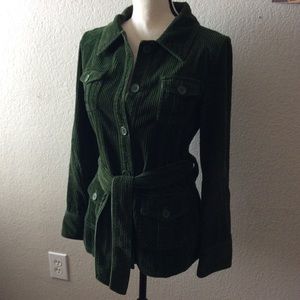 Emerald Green Corduroy Jacket
